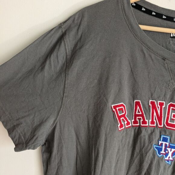 Houston Rangers MLB Major League Baseball Gray Graphic Tee Tshirt - Picture 3 of 6